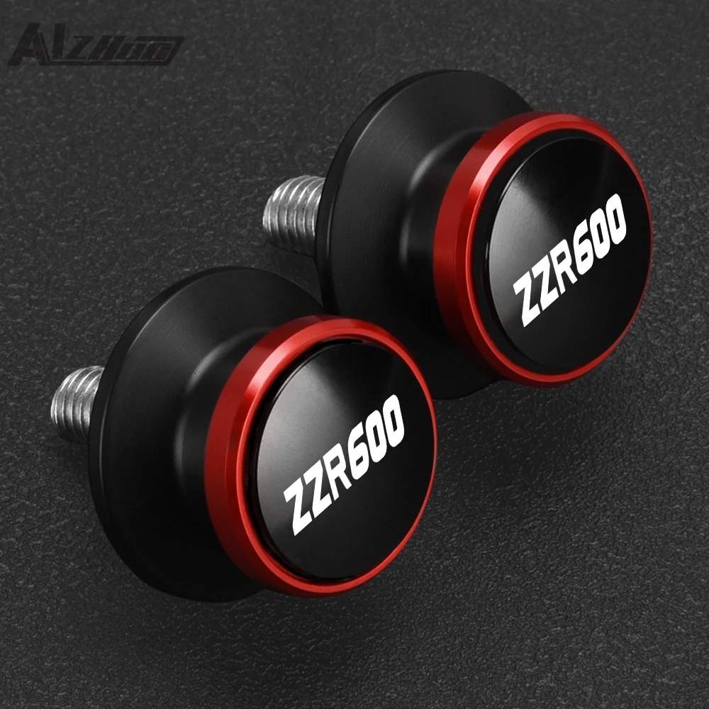 

Motorcycles Accessible For KAWASAKI ZZR600 1990 1991-2004 2005 2006 2007 2008 2009 8MM Swingarm Spools Rear Stand Screws Sliders