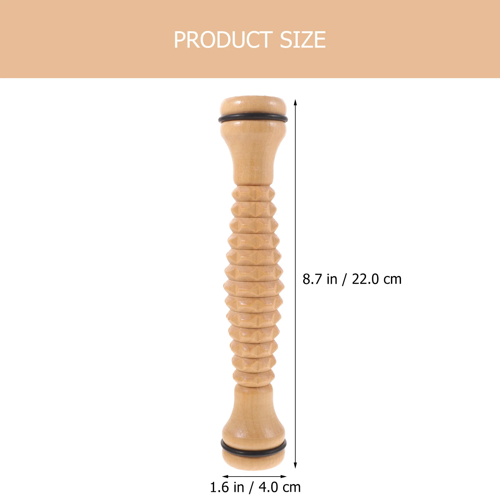 

2 шт. портативный роликовый массажер для спины, инструмент для массажа тела для фитнеса, релаксации мышц и кровообращения