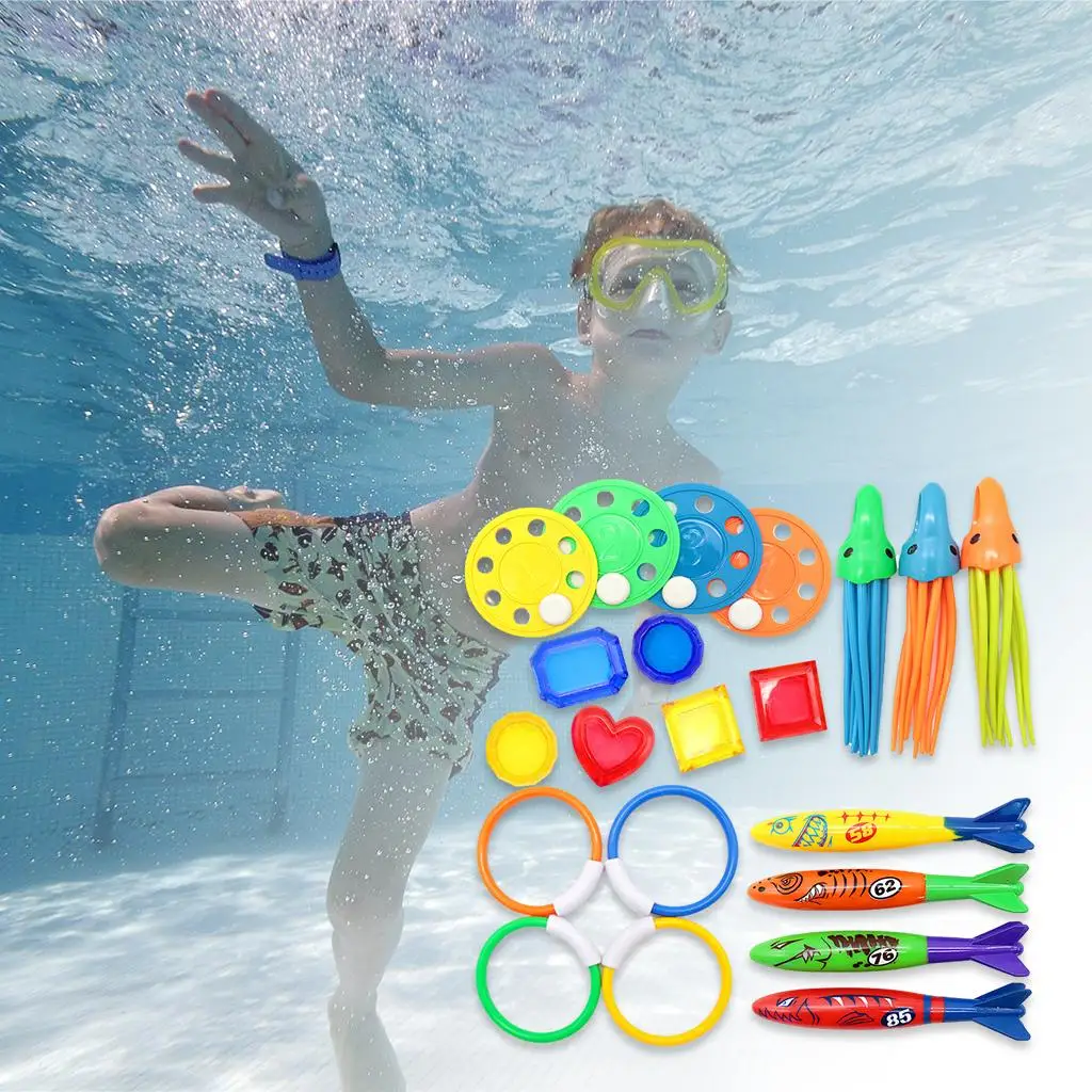 

Summer Fun Diving Toys Pool Toys Diving Gems Underwater Games Grab Toy
