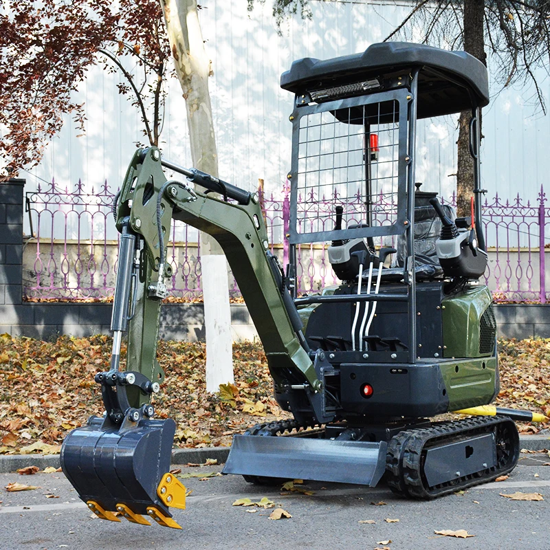 Customized excavator 1.6 ton multifunctional machine for courtyard excavation, field excavation, online translation