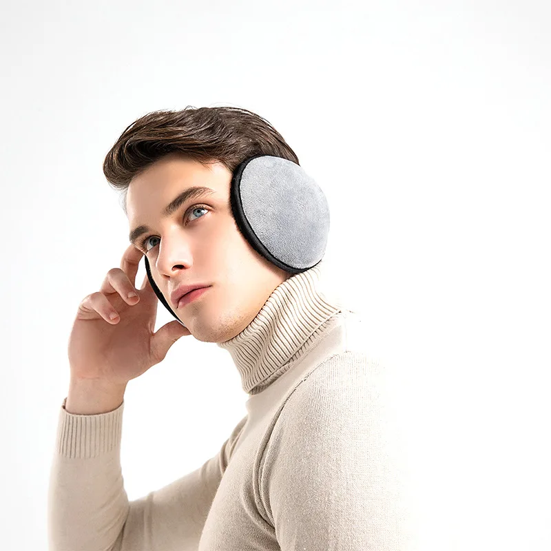 

Extra Large Winter Ear Muffs Thick Warm Fleece Earmuffs Korean Style Ear Warmer Hat for Men Women Cold Weather