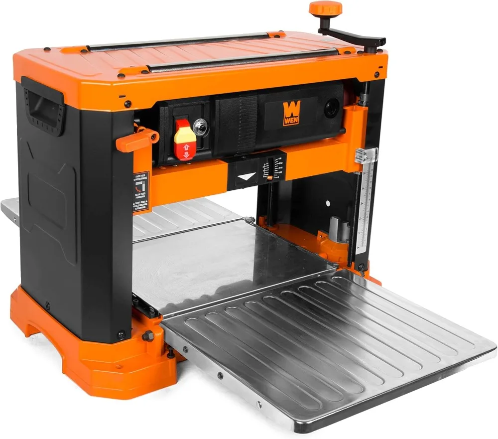 

13-дюймовый строгальный станок со спиральным лезвием, двухскоростной настольный деревообрабатывающий инструмент