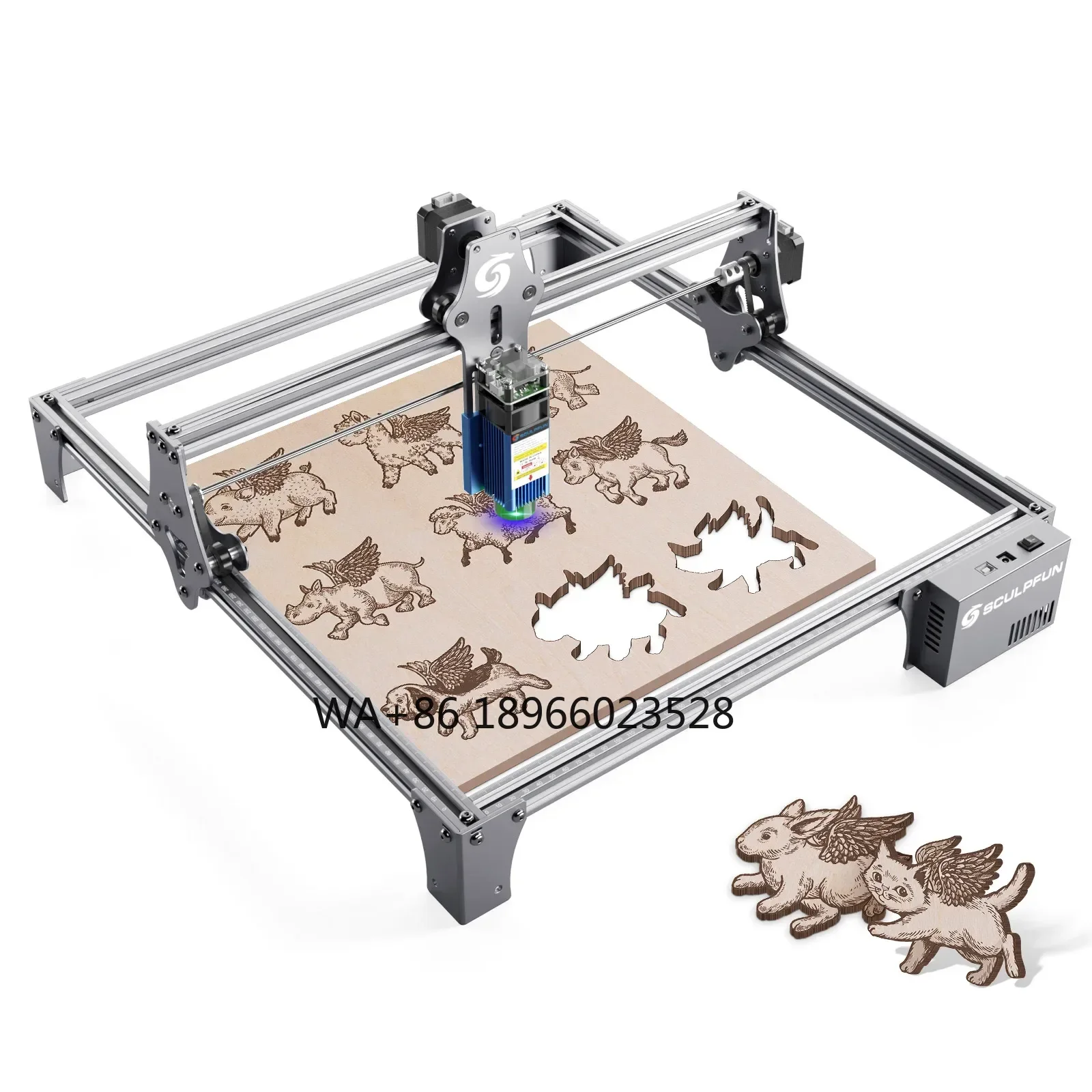 

SCULPFUN S6 PRO Engraving Machine wood cutter 60W cnc cutting machine with good price