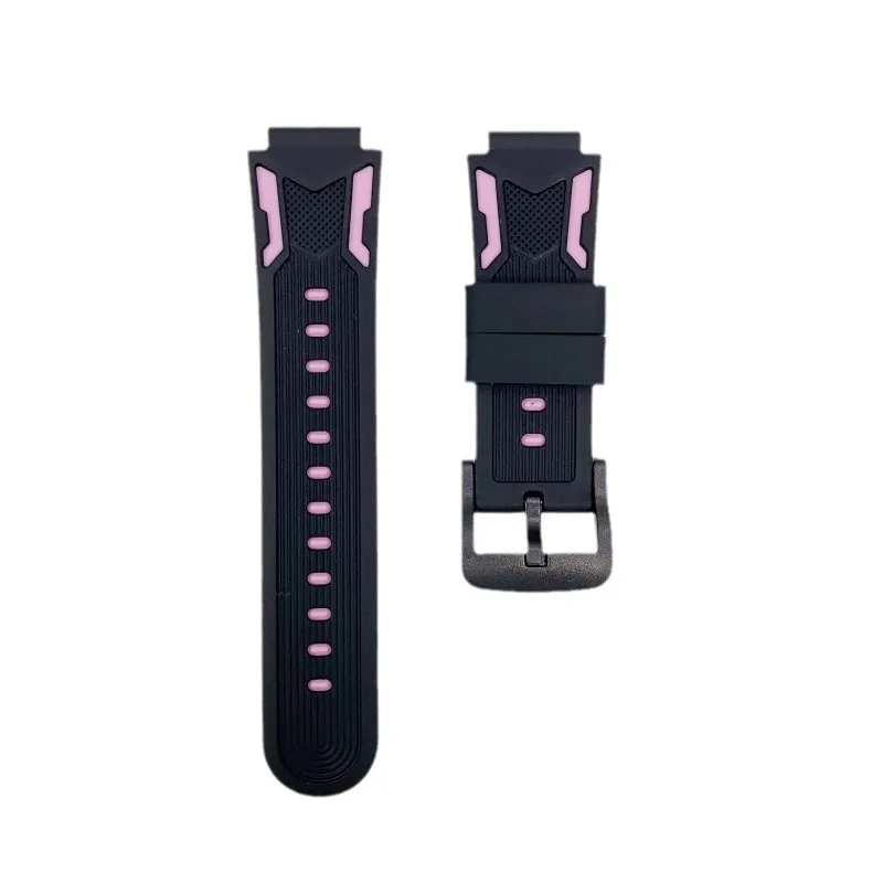 

Universal Kids Smartwatch Band-Dual Color Silicone Strap with 20mm Spring Bars Watchband for Children Easy To Change