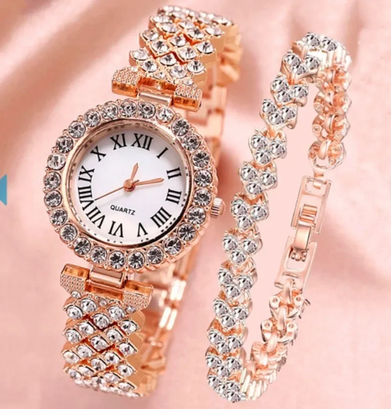 2024 Watch for Women Watches Best Selling Products Luxury Watch Luxury Brand Reloj Mujer Watch Bracelet Set Diamond Steel Band