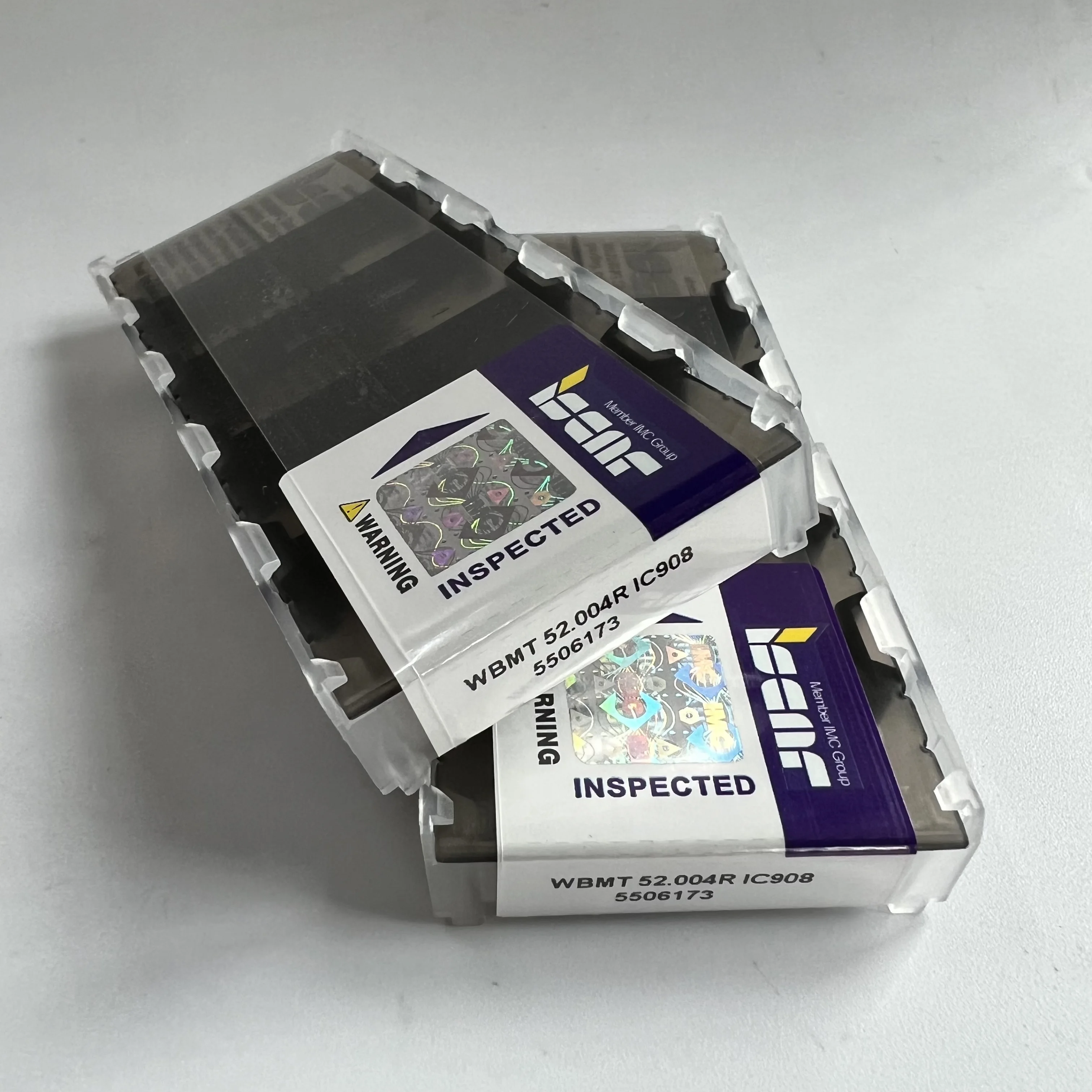 

Hard alloy cutting blades WBMT060101R IC908