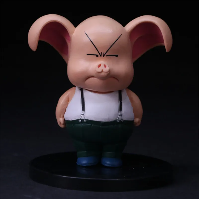 Dragon Ball pequeño cerdo Oolong y cerdo Goku compañero de juego infantil figura de juguete de PVC ornamento