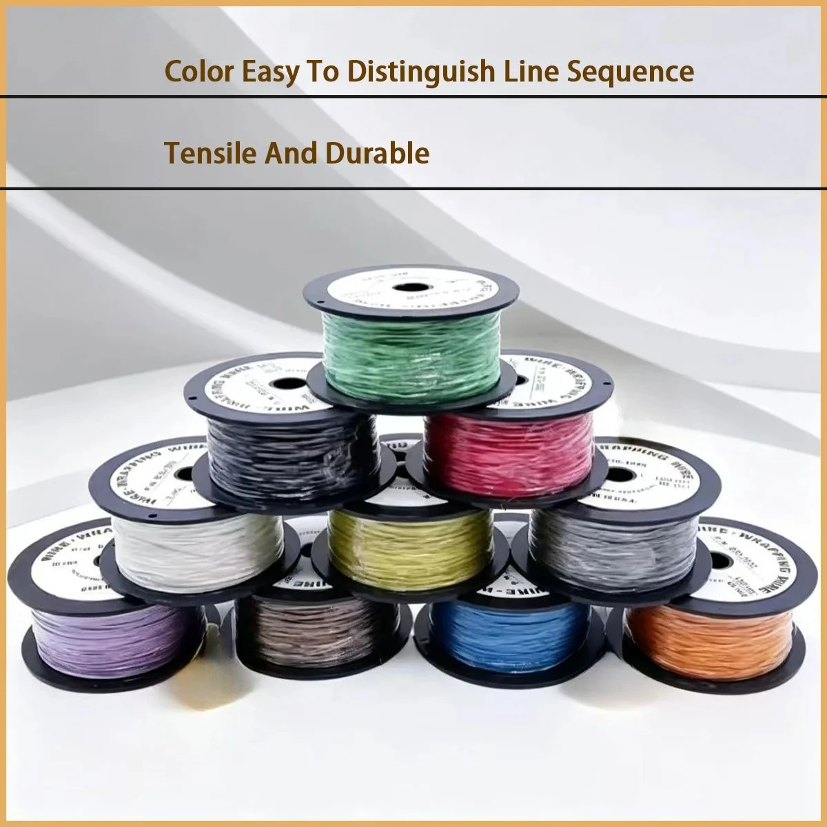 Specification 38AWG-26 AWG colored PTFE single copper wire is used for precision electronics, instrumentation, etc