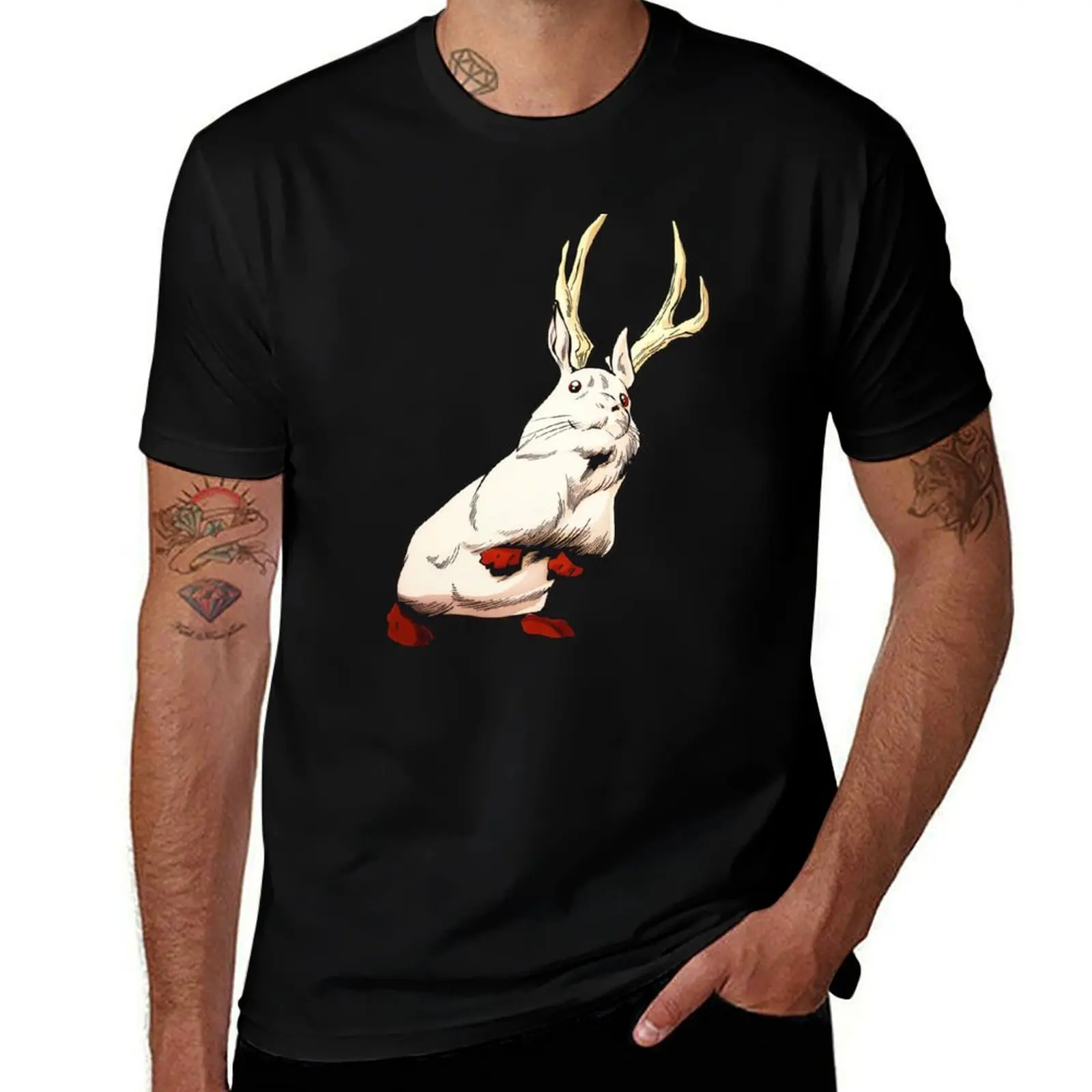 

Jackalope T-Shirt blue lock animal prinfor boys new edition sublime sweat shirts, men