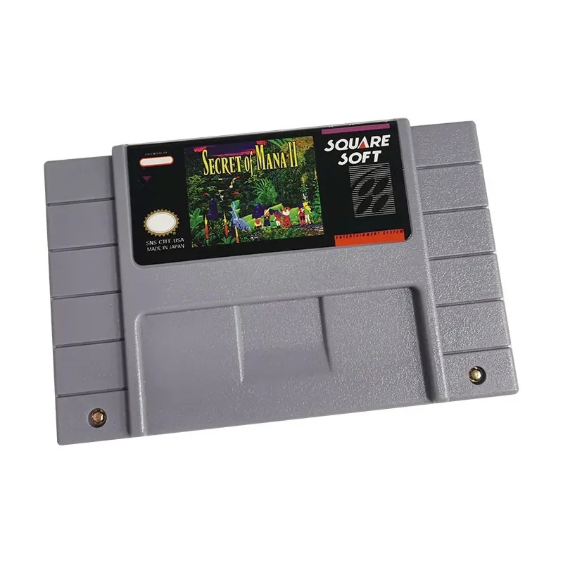 

Secret of Mana II - 16 Bit Retro Card Video Game Super Famiocm NES SNES Cartridge For SFC Classic Console | US NTSC Version