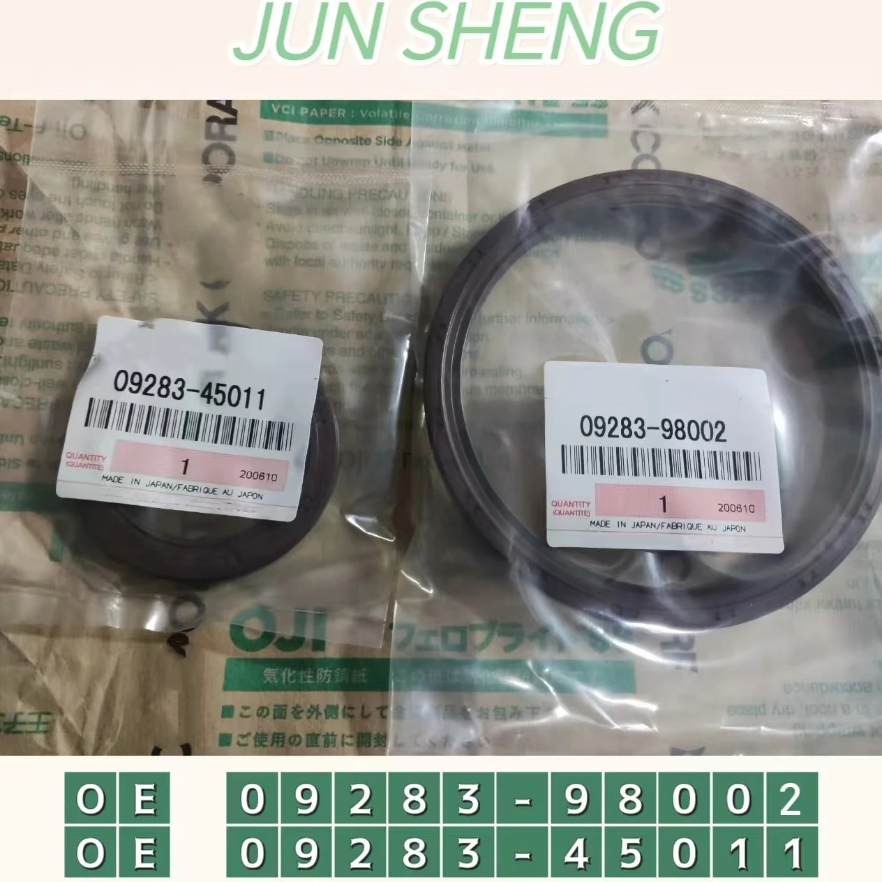 

0928398002 0928345011 Crankshaft Oil Seal 09283-45011 09283-98002 For SUZUKI VITARA J20A