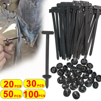 Nylon Universal Cable Tie Buckle Self-Locking Nylon Zip Ties Holder Multipurpose Fastening Fixed Cable Ties Tool Replaced Screws