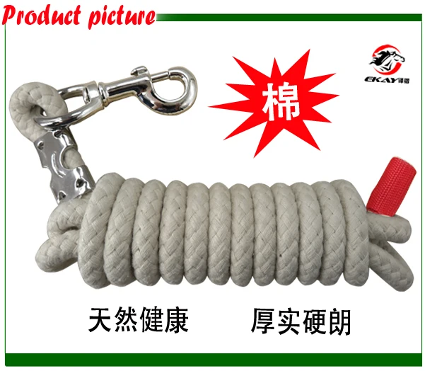 

Soft Pure Cotton Thread Pulling Horse Rope Anti-static Pulling Horse Rope Beautifully Wrapped Extra Thick Hook Traction Rope