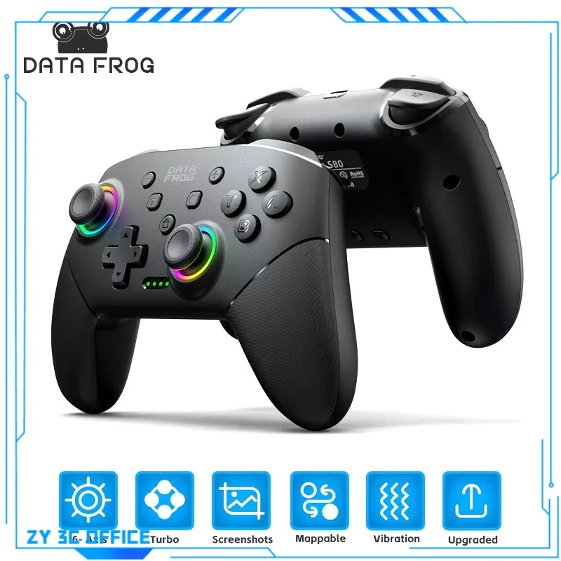 2024 New  Suitable for Switch/Switch Lite/OLED/PC  Edition Wireless Bluetooth Controller S80 Three modes of ergonomic design