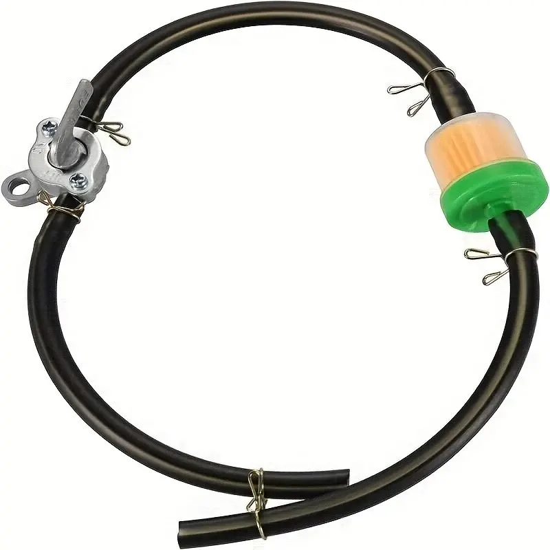 Filtre intérieur de commutateur de assujetPetcock, ligne d'or, clips de tube de tuyau, Liqu200CC, carburant précieux, moto, vélo, scooter, Jane, D343, 6mm