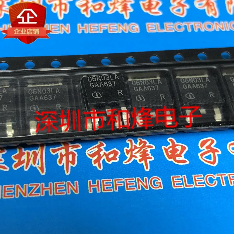 10PCS 06N03LA IPD06N03LAG TO-252 25V 50A em sotck 100% novo e original