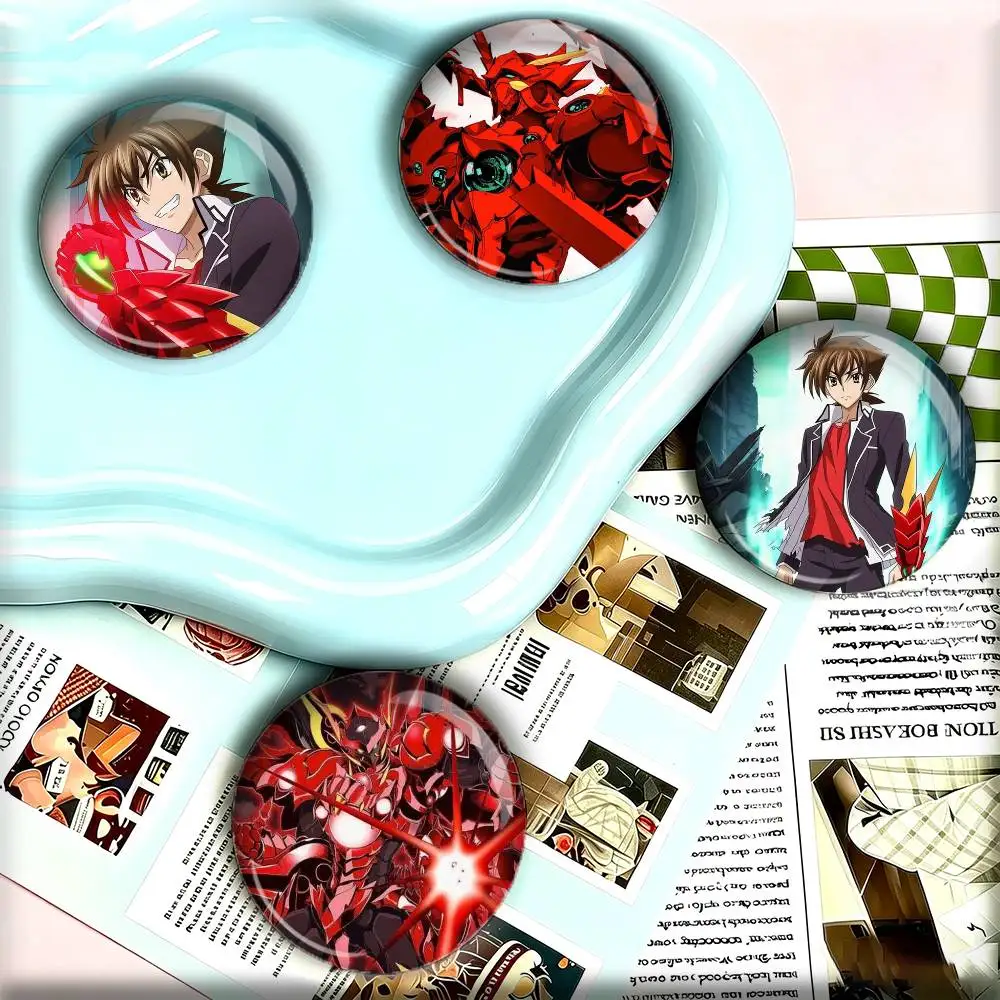 Anime H-High School DxD Hero I-Issei  25 32 44 58 75mm Badges Personalized Round Brooches Pins Accessory Gift