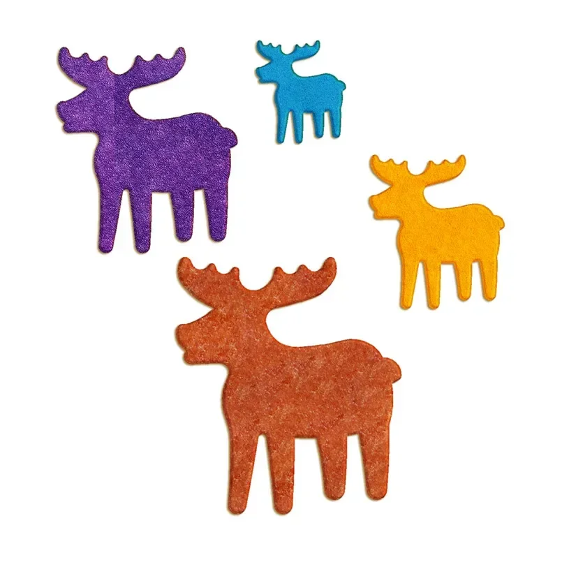 Four Specifications Cartoon Animal David Deer,Elk,Plastic Molds,Cake Pastry Fondant Decorate Tools,Cookie Cutters