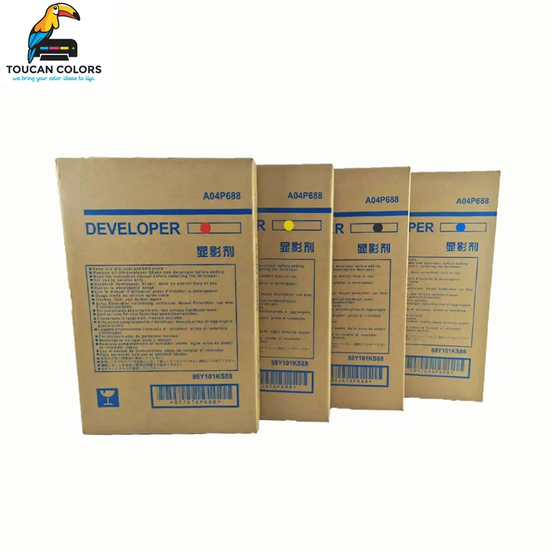 DV-711 Developer Powder for Konica Minolta Bizhub C654/C754/C654e/C754e/C452/C552/C652-Printer & Photocopier Compatible A+ Grade