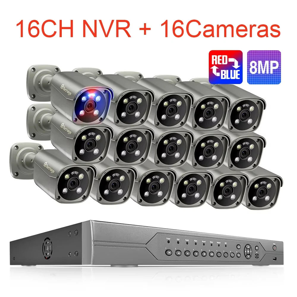 Variant: 16CH 16pcs 8MP Cam