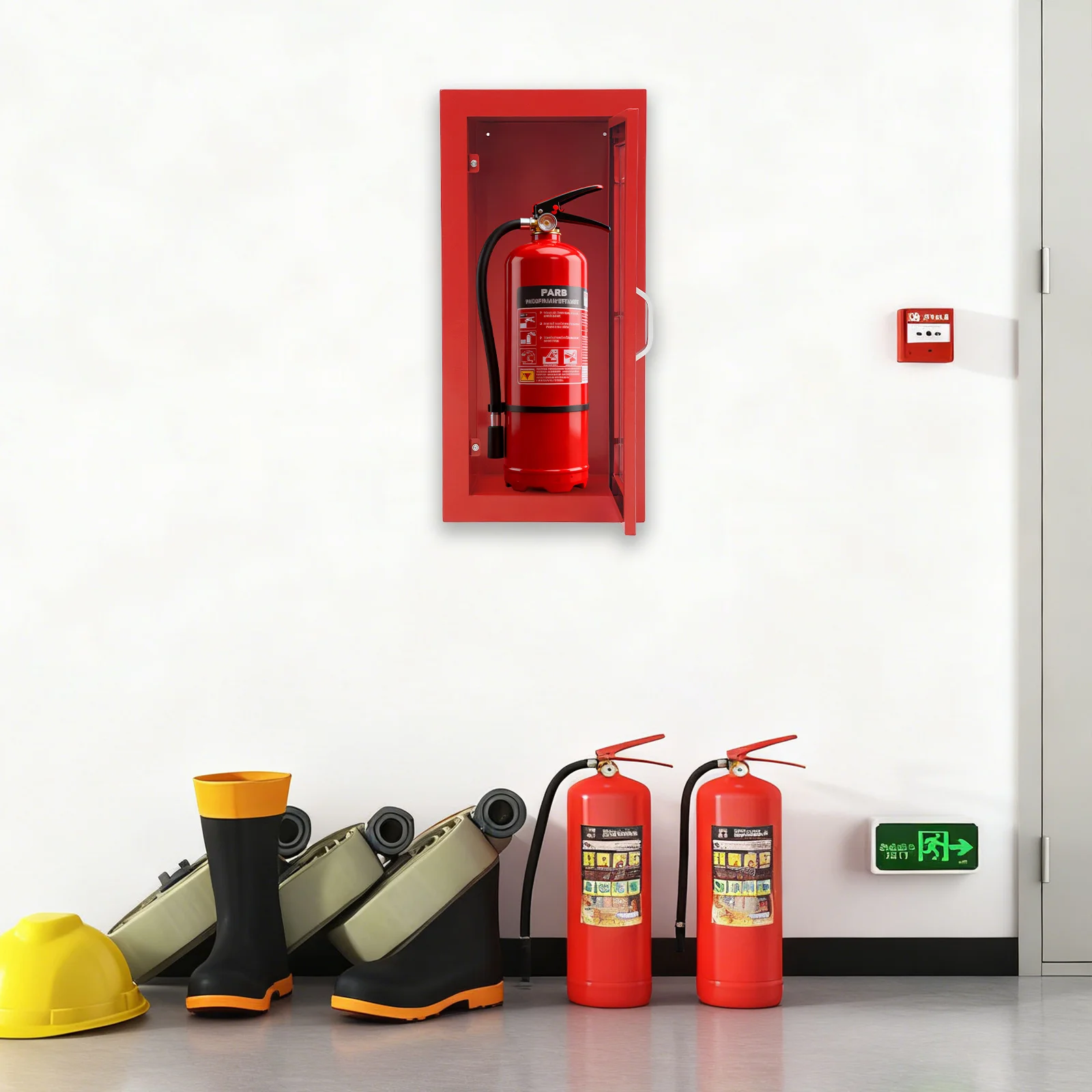 

Настенный держатель шкафа для огнетушителя Настенный шкаф для огнетушителя Полувстраиваемый шкаф для огнетушителя Маленький/большой