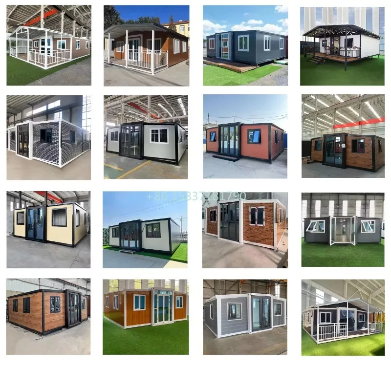Расширяемый контейнерный дом, 20 футов, 40 футов, складной дом, сборная вилла, доставка, мобильный дом с 2 3 4 спальнями, складной дом