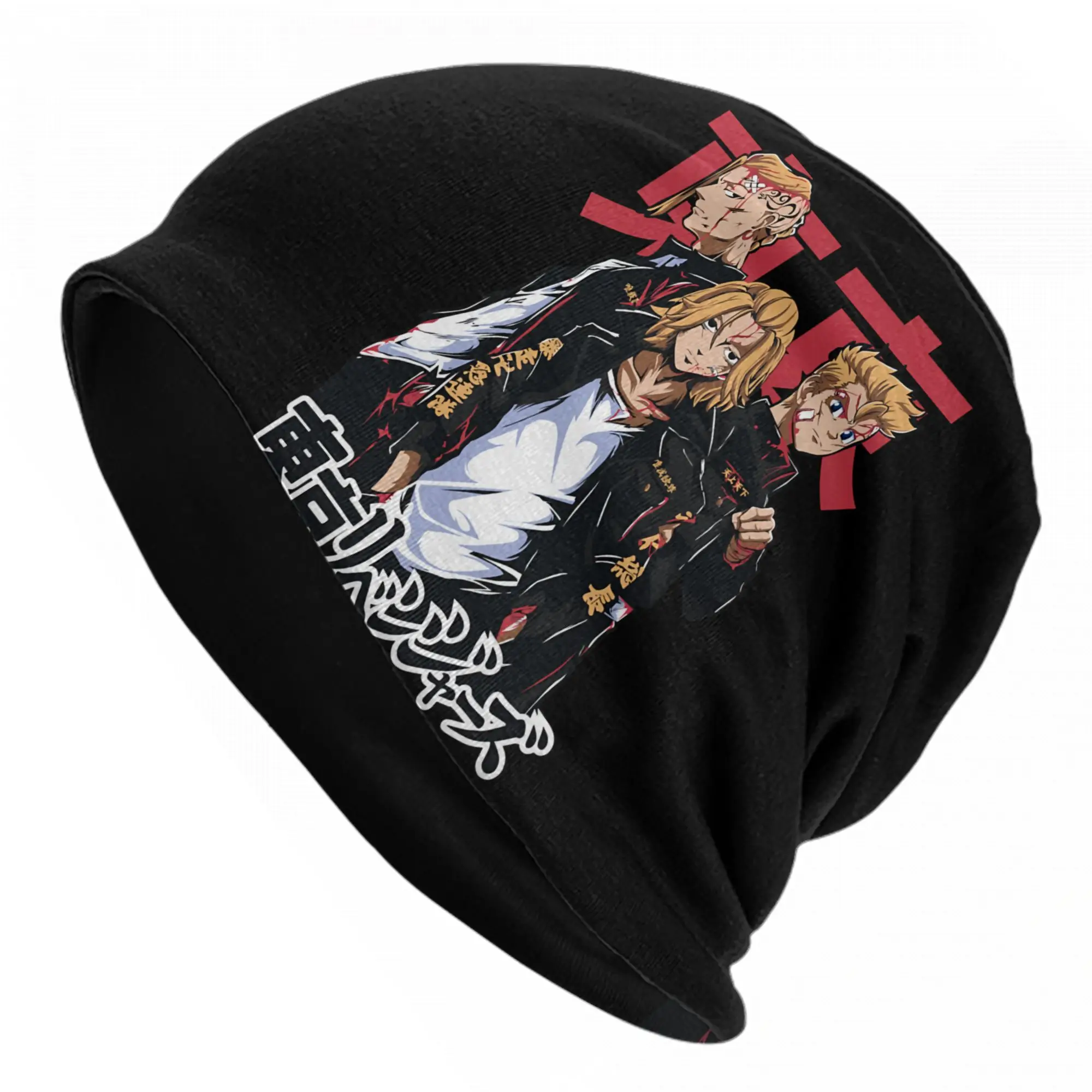 Tokyo Revengers Anime Bonnet Hat Goth Ski Mikey Draken Tetta Kisaki Skullies Beanies Hats Unisex Warm Thermal Elastic Caps