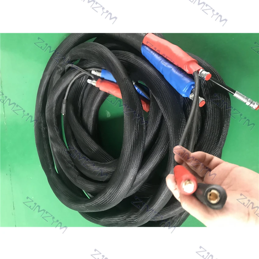 High Pressure Spray Foam Machine Accessories Polyurethane PU Foam Hose Heating Hose Heater Pipe 5700PSI 15 Meters 3/8-inch 9.5mm