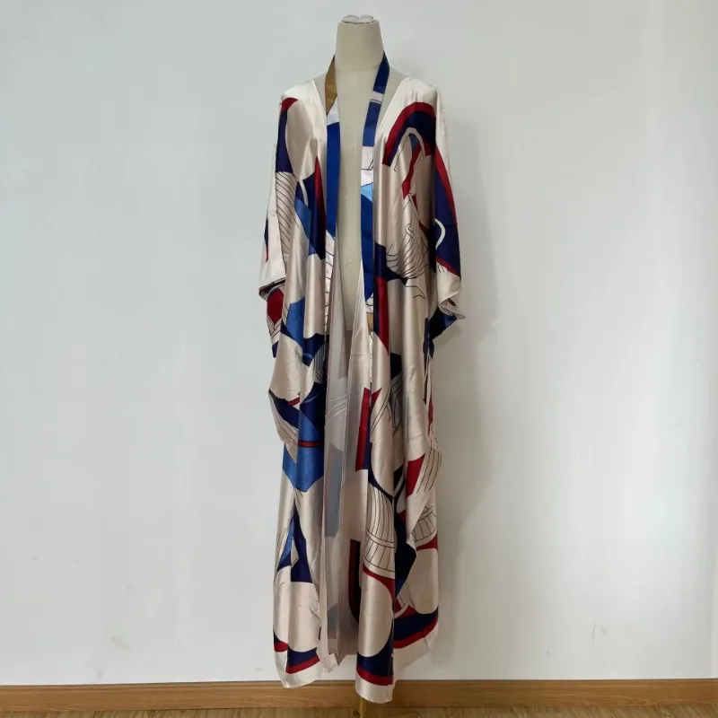 

Japanese Kimono Yukata Kimono Long Cardigan Fashion Blouse Women 2023 Long Cardigan Haori Traditional Kimonos Dress Obi Shirt