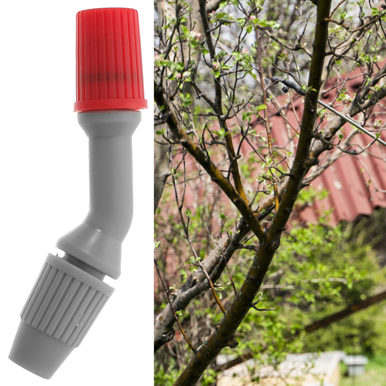 

5Pcs Garden Hose Nozzle Durable Spray Nozzle for Watering Plants Car Cleaning Pet Bathing Easy Install Replacement