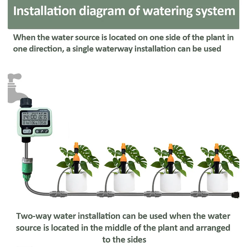 Automatic Water Timer Intelligent Garden Sprinkler Household Outdoor Electronic Irrigation Water Timer Auto Garden Watering Tool