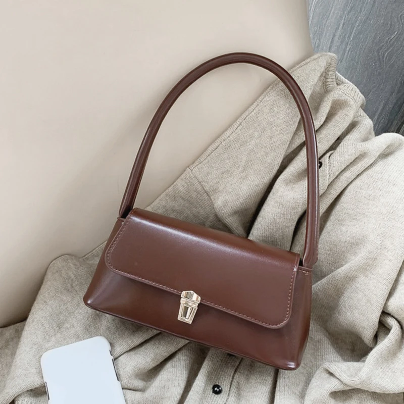 Luxury Brand Crossbody Bags For Women Fashion Design Underarm 2023 Woman Shoulder Bag Female Handbag And Purses Solid Color