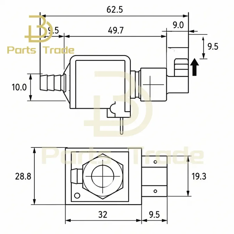 for Sanko Electromagnetic Pump Kin39601 220-240V for Steam Iron Steam Floor Mop Pressure Hanging Iron