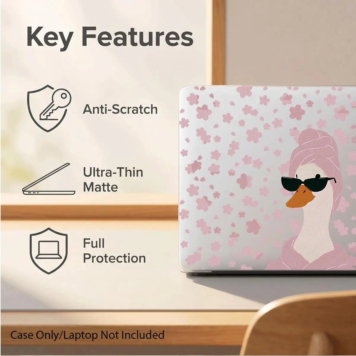 Case for MacBook,compatible with 13 Neo/13.3 Air/13.3 Pro/13.6Air/14.2 Pro/15Air/16.8Pro