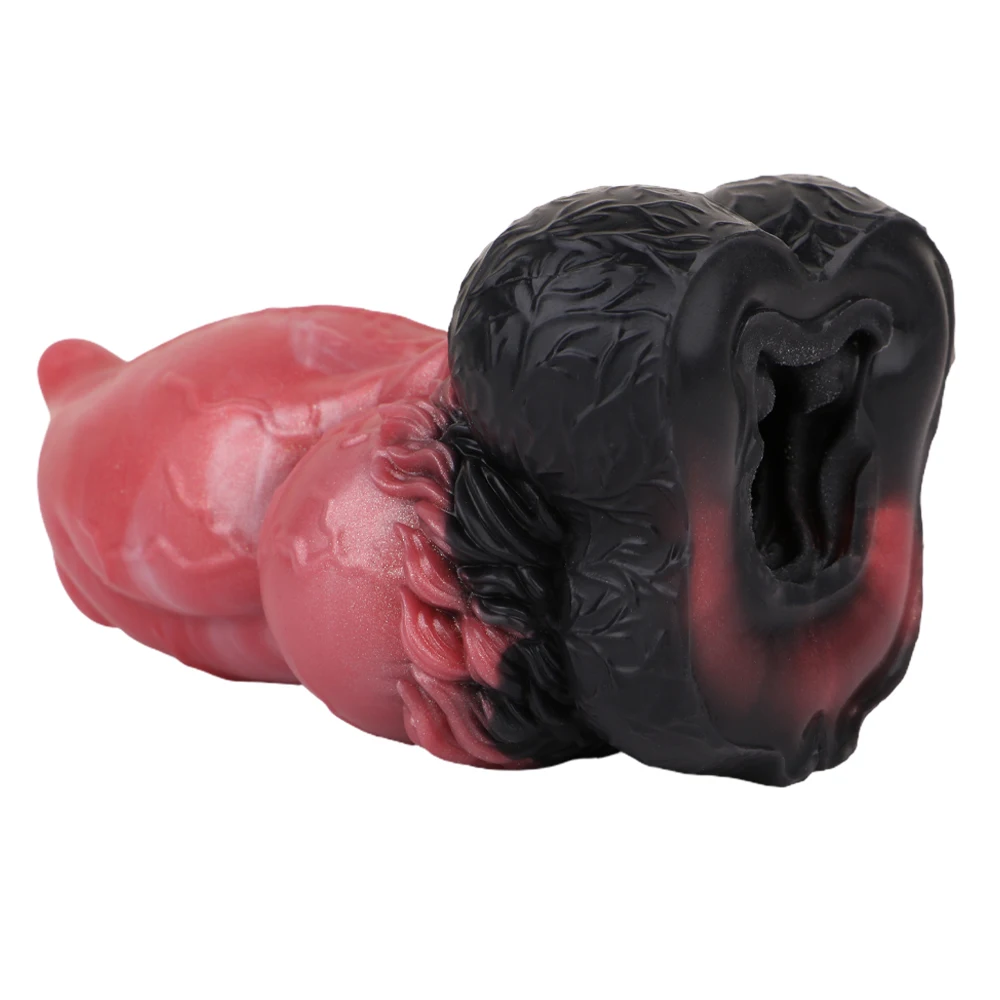 GEEBA Realistic Dildo Design Male Masturbator Sleeve Soft Silicone Stroker Sleeve For Men Pocket Pussy Onahole Adult Sex Toys 4
