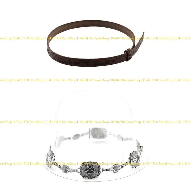 15yc Band Topi Kulit Untuk Pria Band Band Topi Barat Band Topi Barat Fedora Hat Bands Cowboy Hat Bands Straw Hat Bands