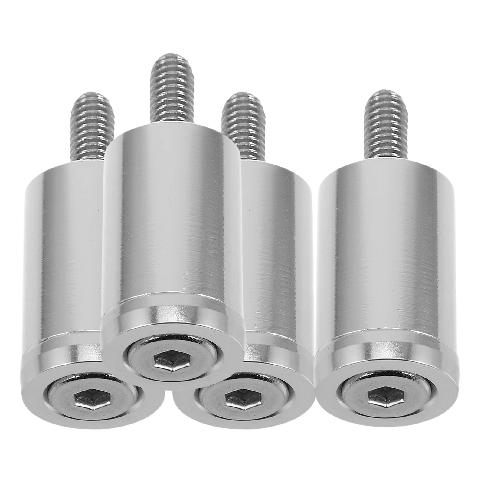 

1 set Hood Spacer Riser Engine Ventilation Pad Car Supply Shock Absorber Motor Protector Cushion Space Accessory Aluminum
