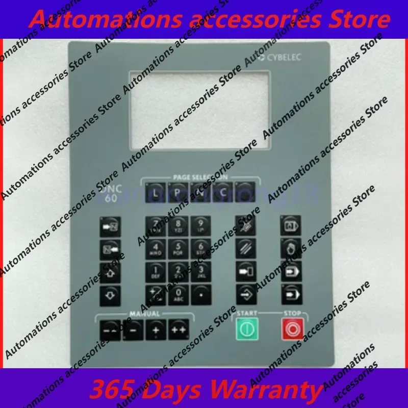 

CYBELEC DNC60 Membrane Keysheet Keypad Keyboard for CYBELEC DNC60 DNC600 System Controller Front Overlay Membrane Film Foil