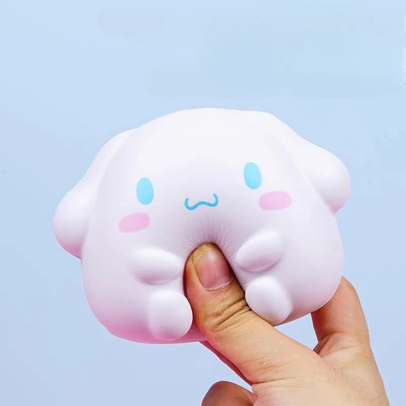 Sanrio Cute Cartoon Squeeze Toys Anti Stress Adult Toys Silicone Pinch TPR Soft Decompression Stress Reliever Toys Kids Gifts