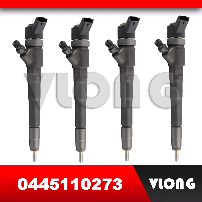 

4PCS Diesel Common Rail Injector Assy For Fiat Ducato Multijet 2.3D IVECO Sofim Fuel Injector 0445110435 0445110273 504088755