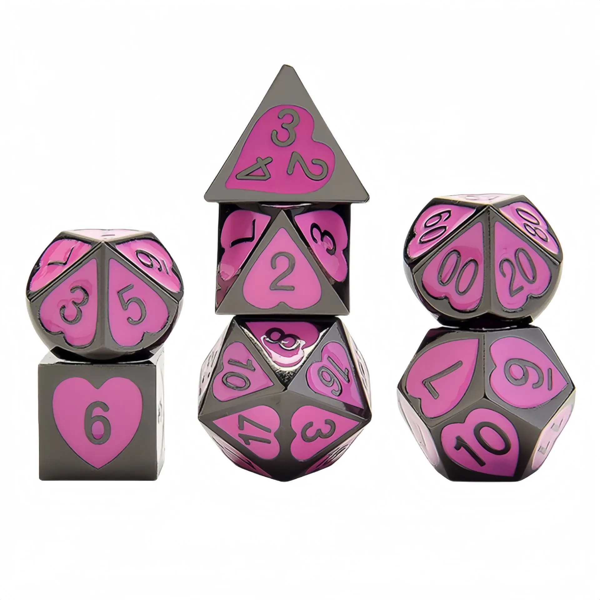 

7Pcs Metal Dice Set Cthulhu Style for DND, Dungeons and Dragons RPG Tabletop Games, Polyhedral Role Playing Game Accessories