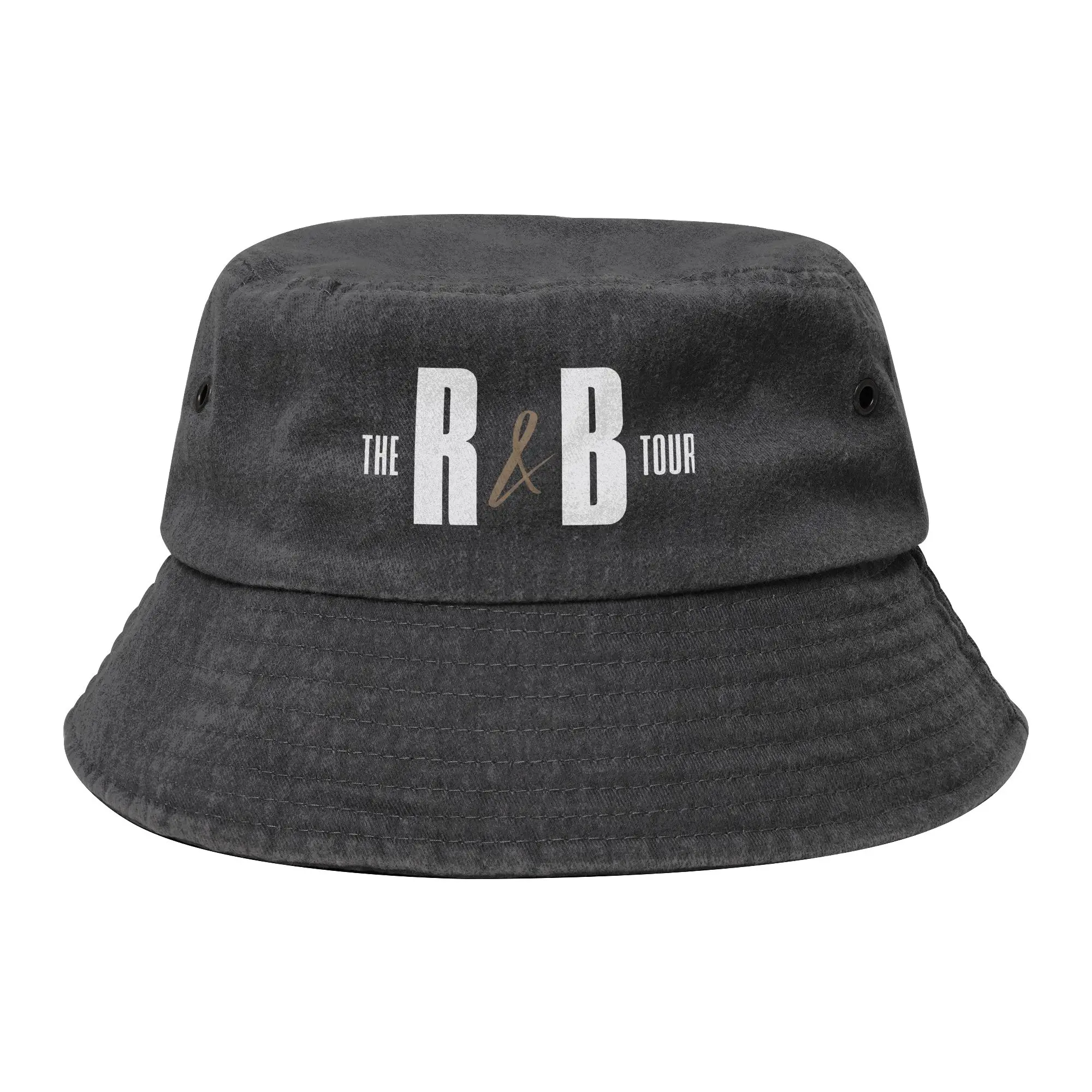 Chris Brown Usher R&B Tour 2026 Cotton Bucket Hat for Women Men Vocation  Denim Fisherman Hat Unique Design for Outdoor Sports