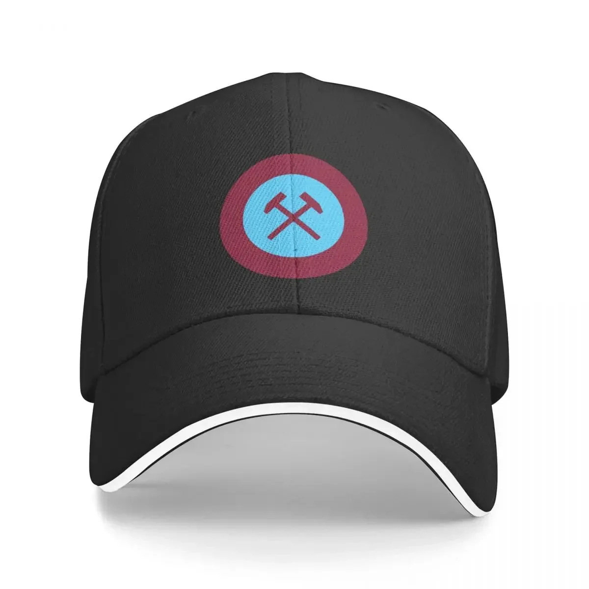 Hammers Claret & Blue Retro mod roundel Baseball Cap New In Hat |-F-| Caps For Women Men's