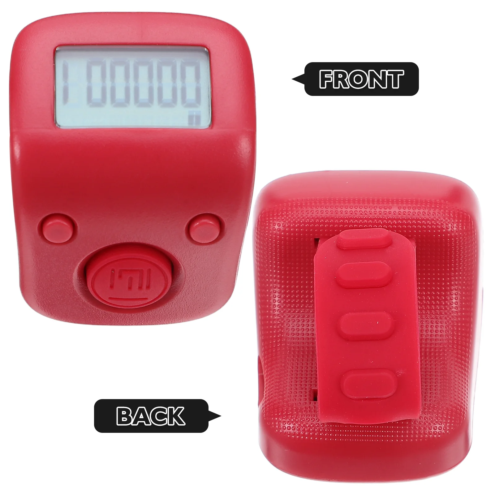 Rechargeable Finger Counter Digital Tally Portable Lightweight Silent Design Widely Used for People Counting Vehicles Tally