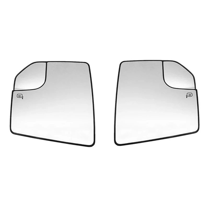 Rearview Mirror Glass Side Blind Spot Heated Mirror Glass For Ford Raptor F150 2015-2022