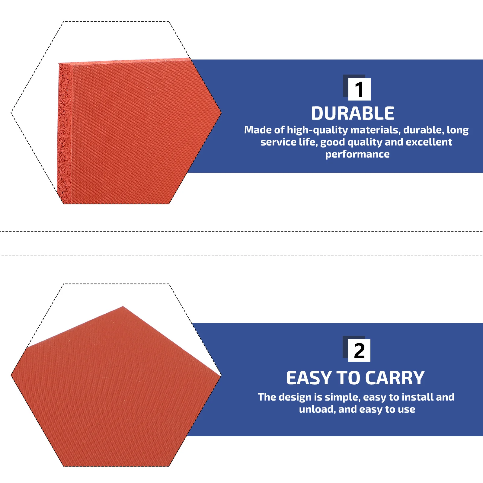 

1Pcs Heat Press Silicone Pad Non Slip High Temperature Resistant Transfer Heating Mat Industrial Silicone Heat Insulation Mat