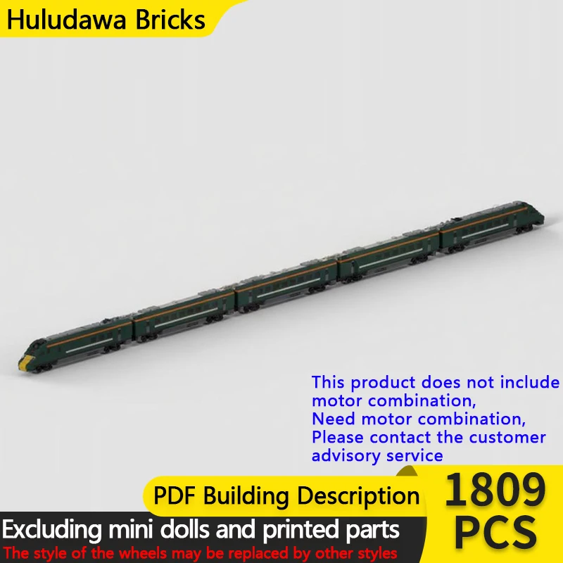 

Модель городской автомобиль MOC, строительные кирпичи, высокоскоростной поезд, модульная технология, детские праздничные подарки, сборка игрушек, костюм