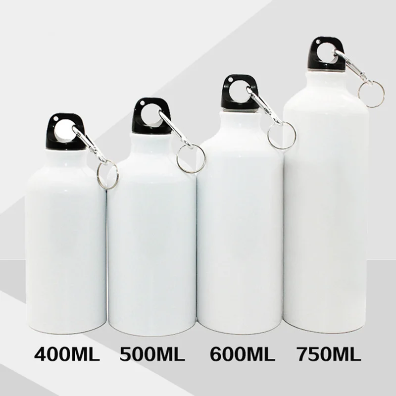 DIY Sports Water Bottle Customizable Logo Text Photo Color Printing Aluminum Material Outdoor Bike Hiker Personal Gift Souvenir