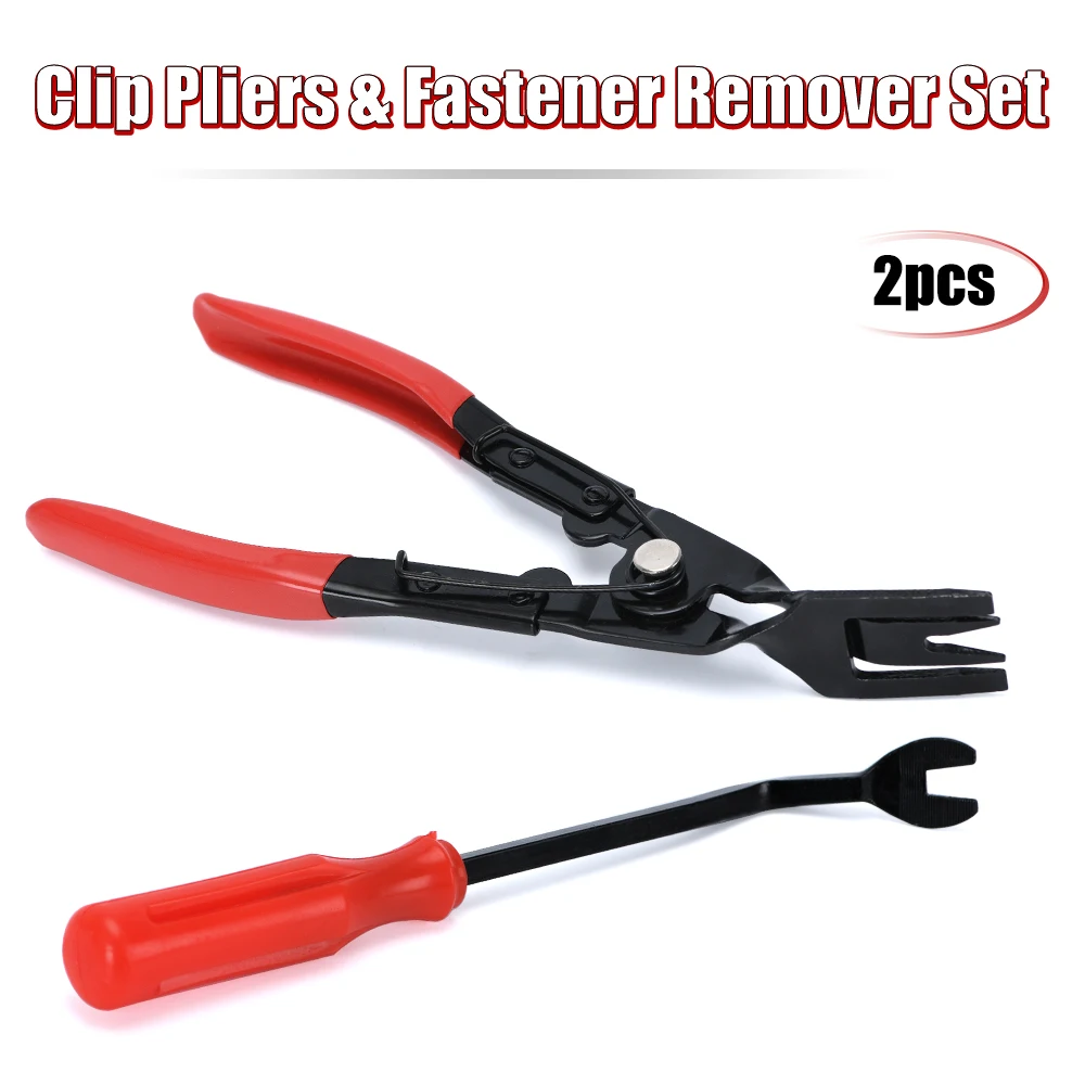 Trim Clip Removal Pliers Car Van Door Panel Fascia Dash Upholstery Remover Tool Car Headlight Repair Installation Tool