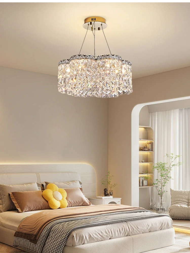 Italienische High-end-Luxus Kristall LED Kronleuchter Wohnzimmer Schlafzimmer Restaurant Villa Hotel Küche Anhänger Lampe Wohnkultur Licht